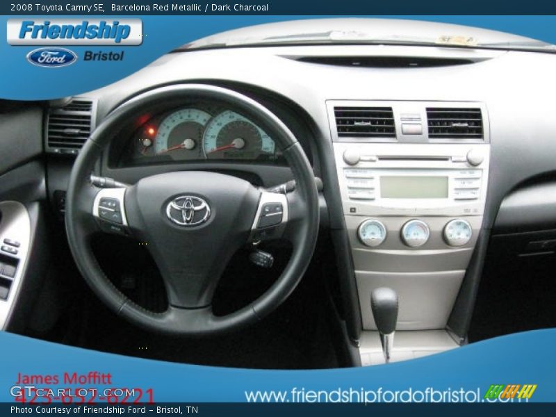 Barcelona Red Metallic / Dark Charcoal 2008 Toyota Camry SE