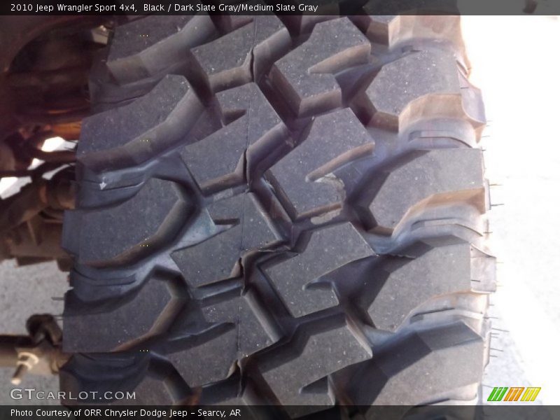 Black / Dark Slate Gray/Medium Slate Gray 2010 Jeep Wrangler Sport 4x4