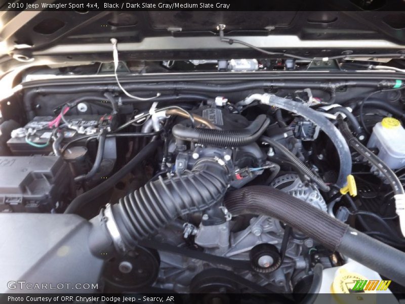 Black / Dark Slate Gray/Medium Slate Gray 2010 Jeep Wrangler Sport 4x4