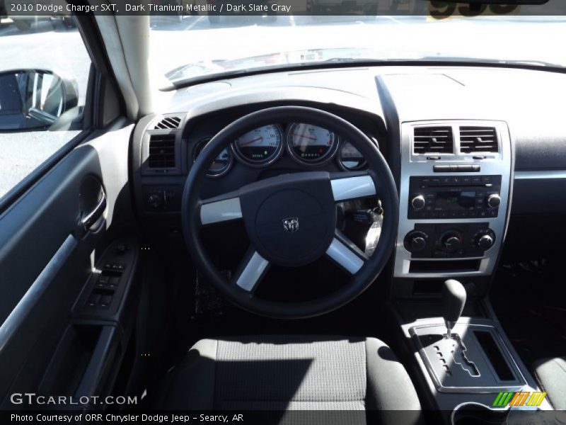 Dark Titanium Metallic / Dark Slate Gray 2010 Dodge Charger SXT