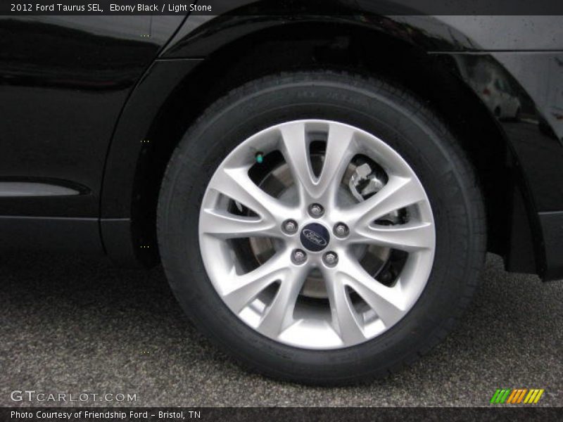 Ebony Black / Light Stone 2012 Ford Taurus SEL