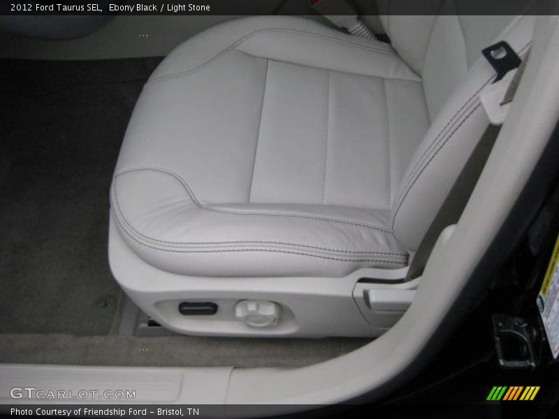 Ebony Black / Light Stone 2012 Ford Taurus SEL