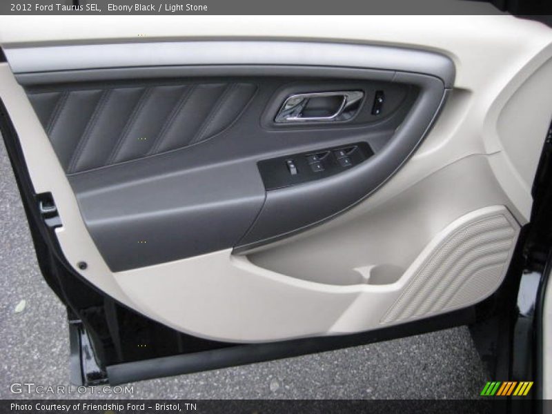 Ebony Black / Light Stone 2012 Ford Taurus SEL