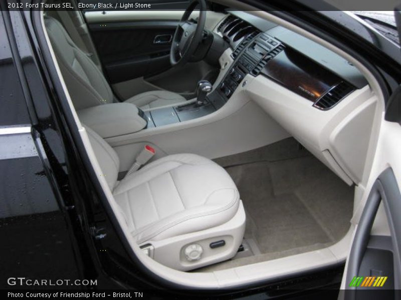 Ebony Black / Light Stone 2012 Ford Taurus SEL