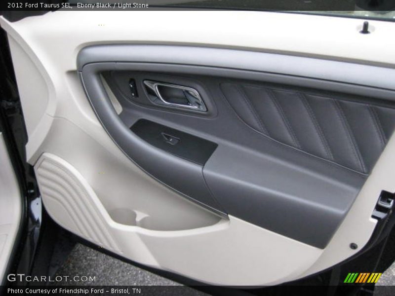 Ebony Black / Light Stone 2012 Ford Taurus SEL