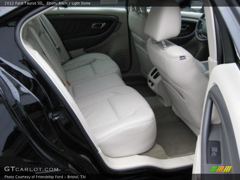 Ebony Black / Light Stone 2012 Ford Taurus SEL