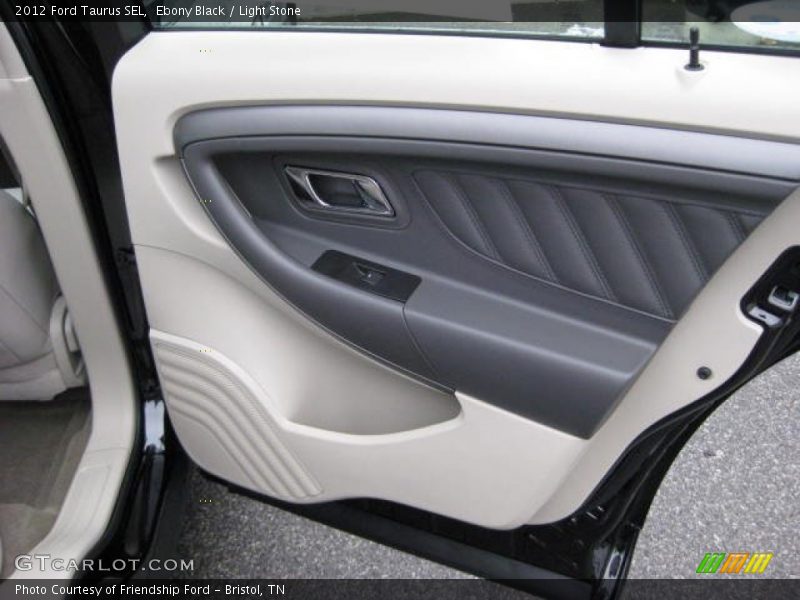 Ebony Black / Light Stone 2012 Ford Taurus SEL