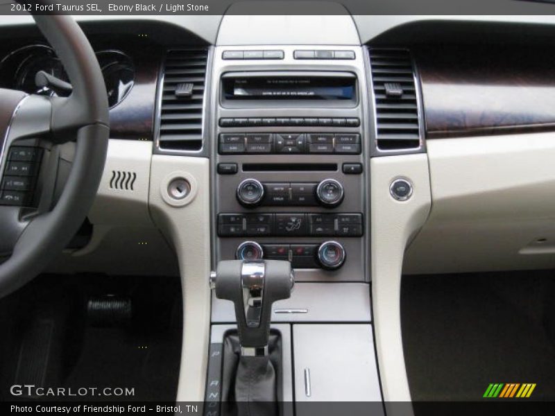 Ebony Black / Light Stone 2012 Ford Taurus SEL