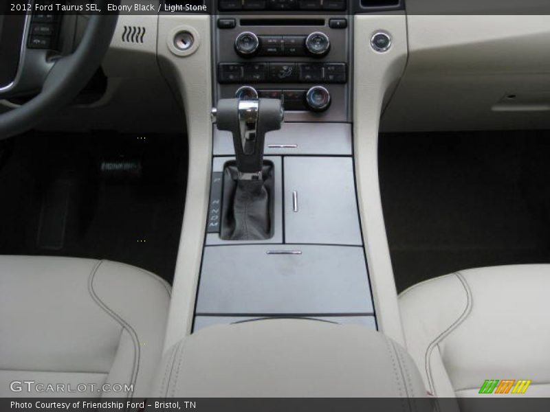 Ebony Black / Light Stone 2012 Ford Taurus SEL