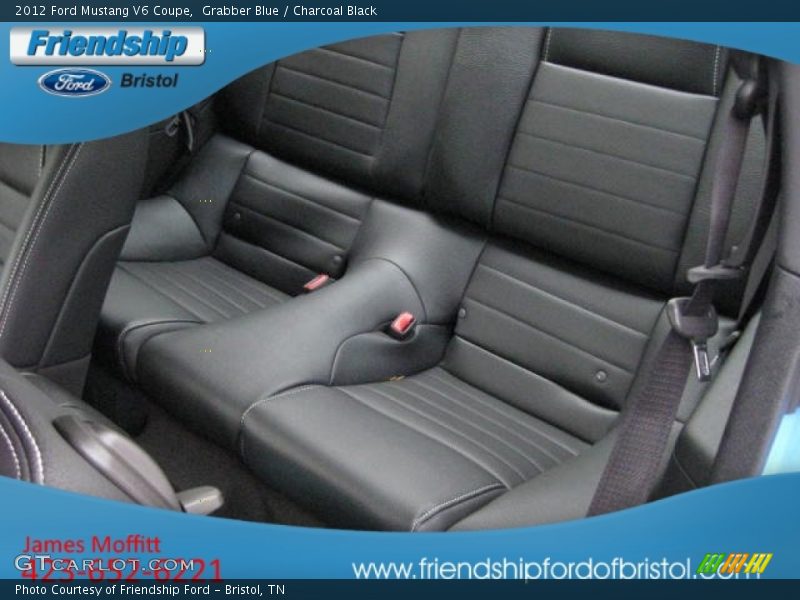 Grabber Blue / Charcoal Black 2012 Ford Mustang V6 Coupe