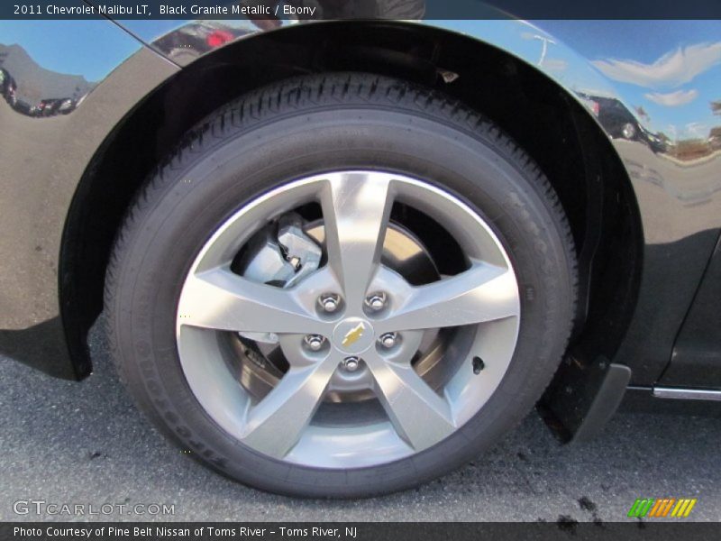 Black Granite Metallic / Ebony 2011 Chevrolet Malibu LT