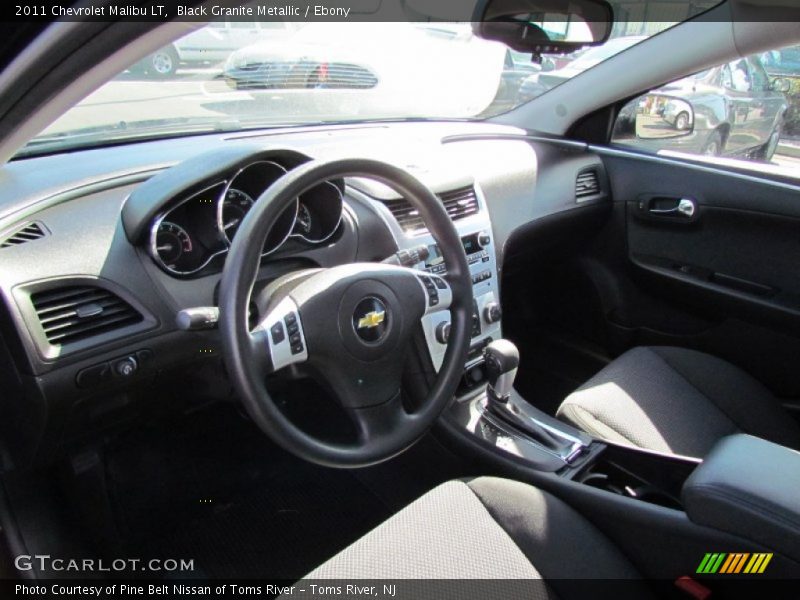 Black Granite Metallic / Ebony 2011 Chevrolet Malibu LT