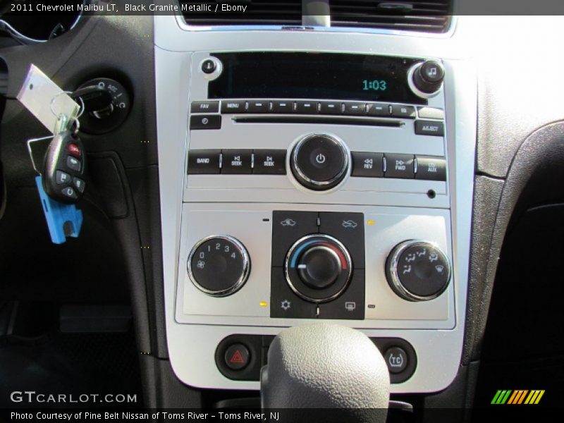 Black Granite Metallic / Ebony 2011 Chevrolet Malibu LT