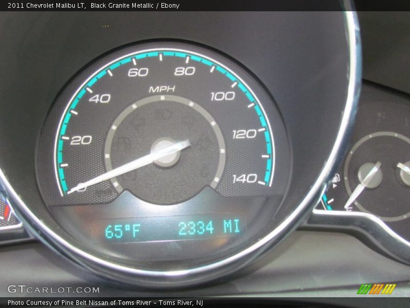 Black Granite Metallic / Ebony 2011 Chevrolet Malibu LT