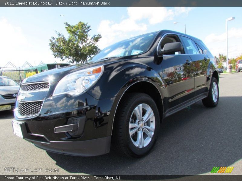 Black / Light Titanium/Jet Black 2011 Chevrolet Equinox LS