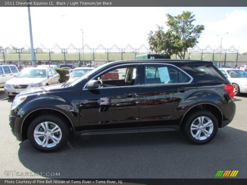 Black / Light Titanium/Jet Black 2011 Chevrolet Equinox LS