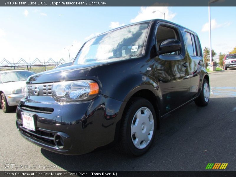 Sapphire Black Pearl / Light Gray 2010 Nissan Cube 1.8 S