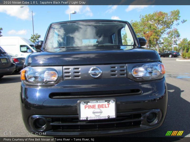 Sapphire Black Pearl / Light Gray 2010 Nissan Cube 1.8 S