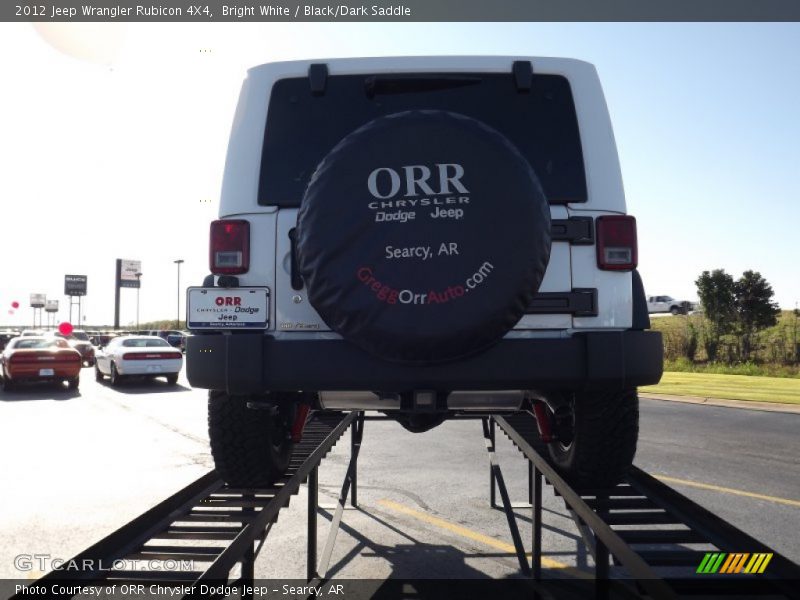 Bright White / Black/Dark Saddle 2012 Jeep Wrangler Rubicon 4X4