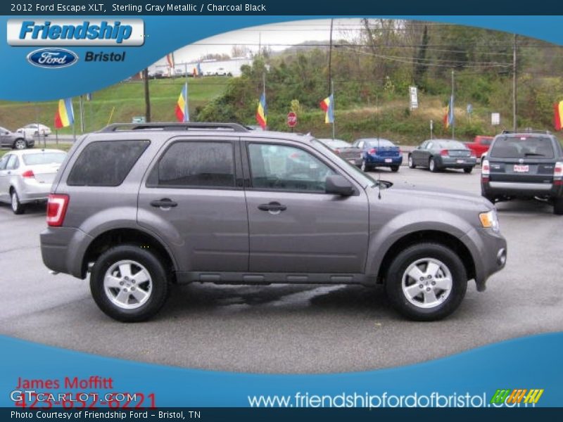 Sterling Gray Metallic / Charcoal Black 2012 Ford Escape XLT