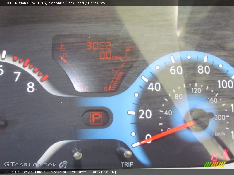 Sapphire Black Pearl / Light Gray 2010 Nissan Cube 1.8 S