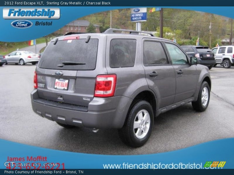 Sterling Gray Metallic / Charcoal Black 2012 Ford Escape XLT