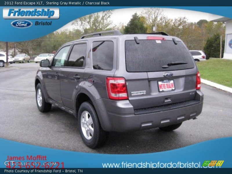 Sterling Gray Metallic / Charcoal Black 2012 Ford Escape XLT