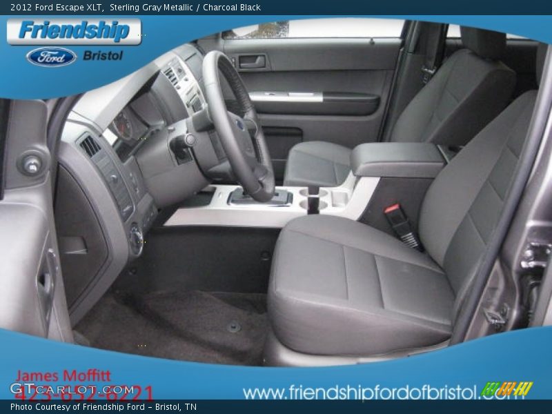 Sterling Gray Metallic / Charcoal Black 2012 Ford Escape XLT