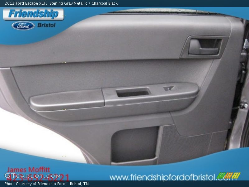 Sterling Gray Metallic / Charcoal Black 2012 Ford Escape XLT