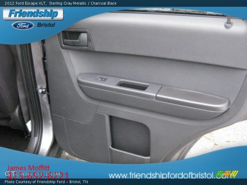 Sterling Gray Metallic / Charcoal Black 2012 Ford Escape XLT