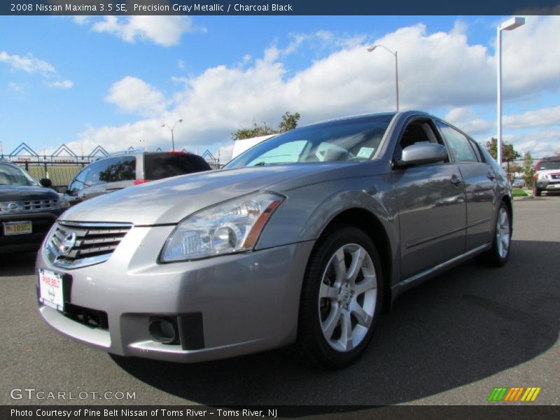 Precision Gray Metallic / Charcoal Black 2008 Nissan Maxima 3.5 SE