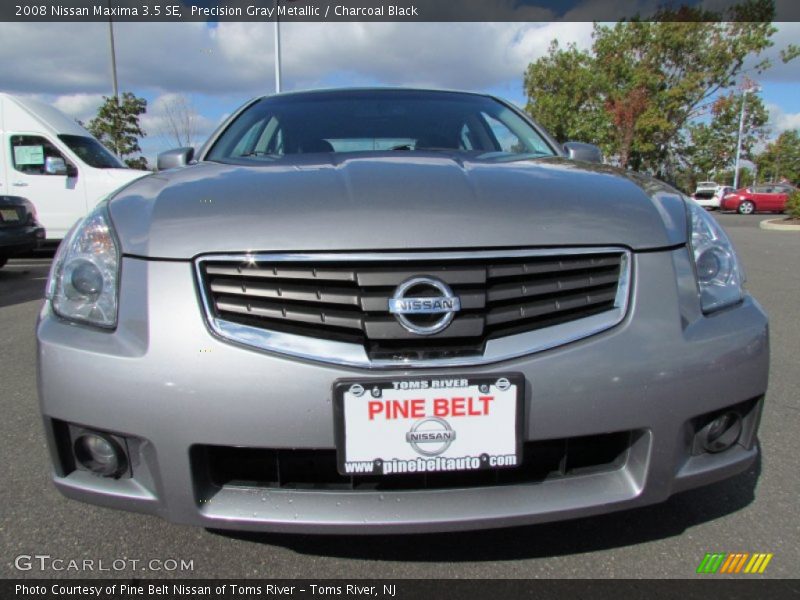 Precision Gray Metallic / Charcoal Black 2008 Nissan Maxima 3.5 SE