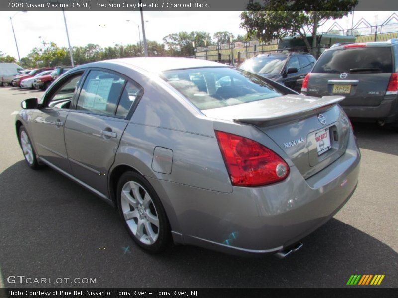 Precision Gray Metallic / Charcoal Black 2008 Nissan Maxima 3.5 SE