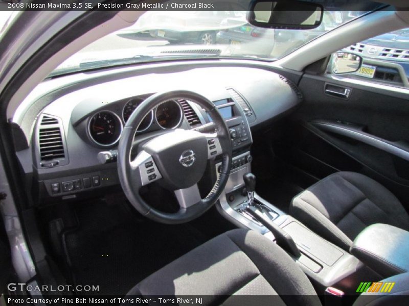 Precision Gray Metallic / Charcoal Black 2008 Nissan Maxima 3.5 SE