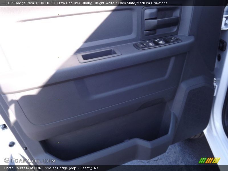 Bright White / Dark Slate/Medium Graystone 2012 Dodge Ram 3500 HD ST Crew Cab 4x4 Dually