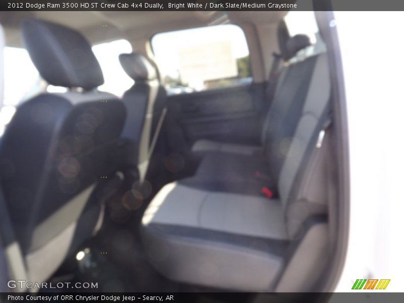 Bright White / Dark Slate/Medium Graystone 2012 Dodge Ram 3500 HD ST Crew Cab 4x4 Dually