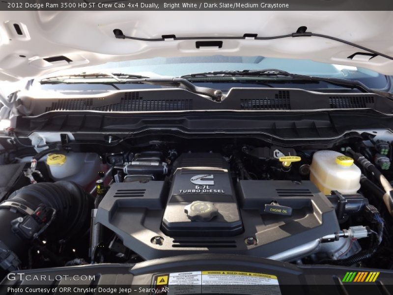  2012 Ram 3500 HD ST Crew Cab 4x4 Dually Engine - 6.7 Liter OHV 24-Valve Cummins VGT Turbo-Diesel Inline 6 Cylinder