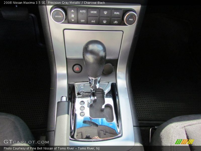 Precision Gray Metallic / Charcoal Black 2008 Nissan Maxima 3.5 SE