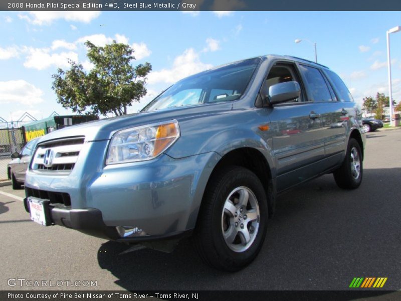 Steel Blue Metallic / Gray 2008 Honda Pilot Special Edition 4WD