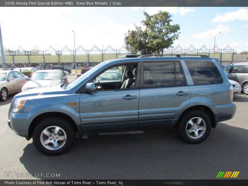 Steel Blue Metallic / Gray 2008 Honda Pilot Special Edition 4WD