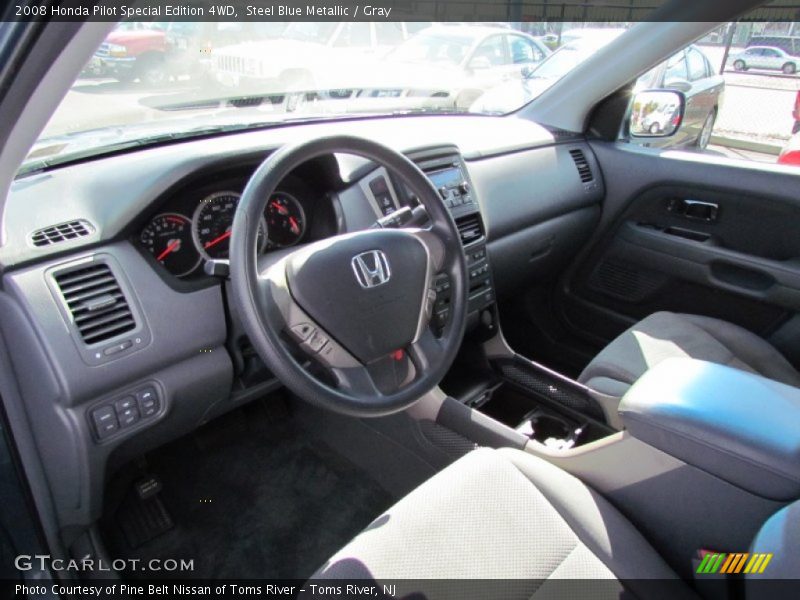 Steel Blue Metallic / Gray 2008 Honda Pilot Special Edition 4WD
