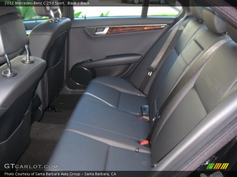Black / Black 2012 Mercedes-Benz C 250 Sport