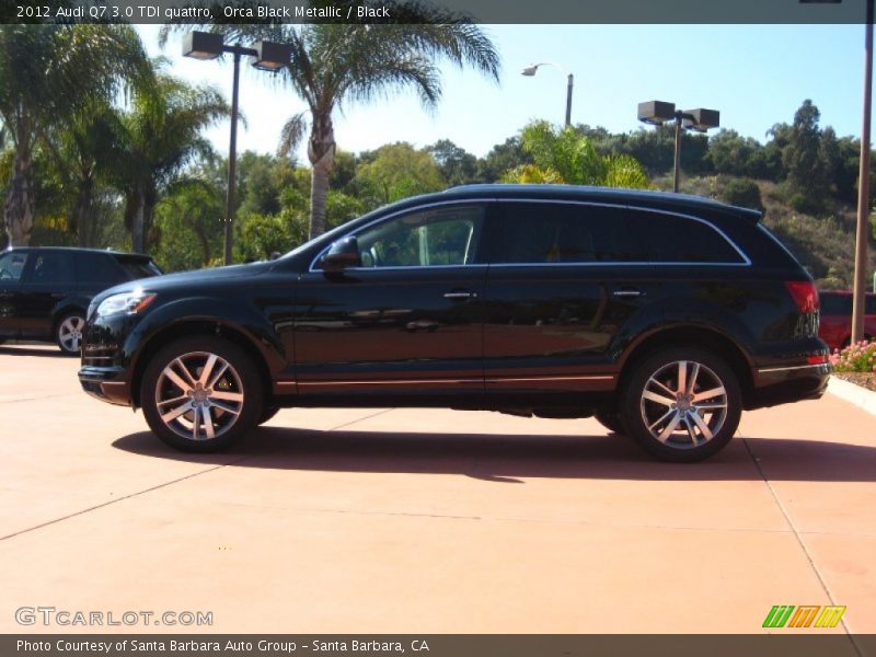 Orca Black Metallic / Black 2012 Audi Q7 3.0 TDI quattro