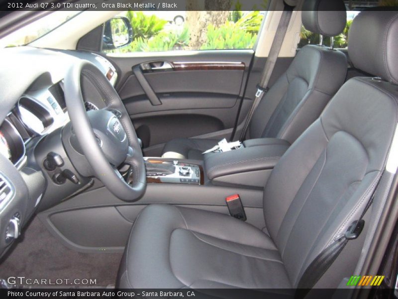  2012 Q7 3.0 TDI quattro Black Interior