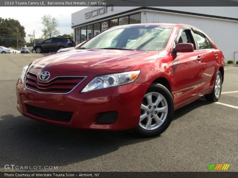 Barcelona Red Metallic / Ash Gray 2010 Toyota Camry LE