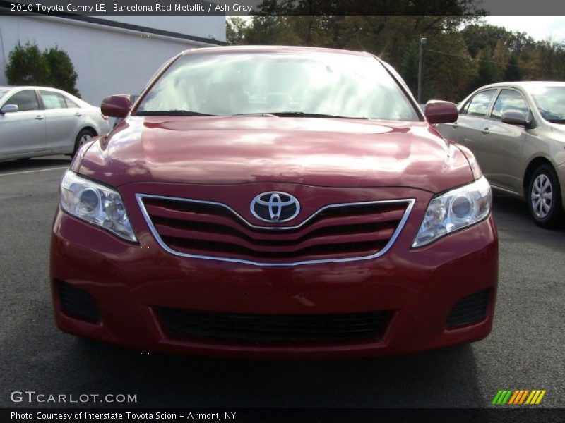 Barcelona Red Metallic / Ash Gray 2010 Toyota Camry LE