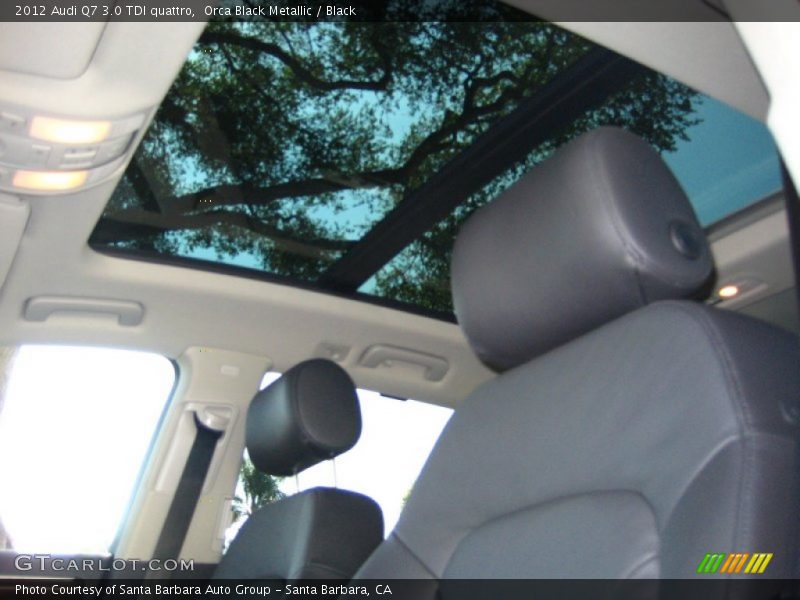 Sunroof of 2012 Q7 3.0 TDI quattro