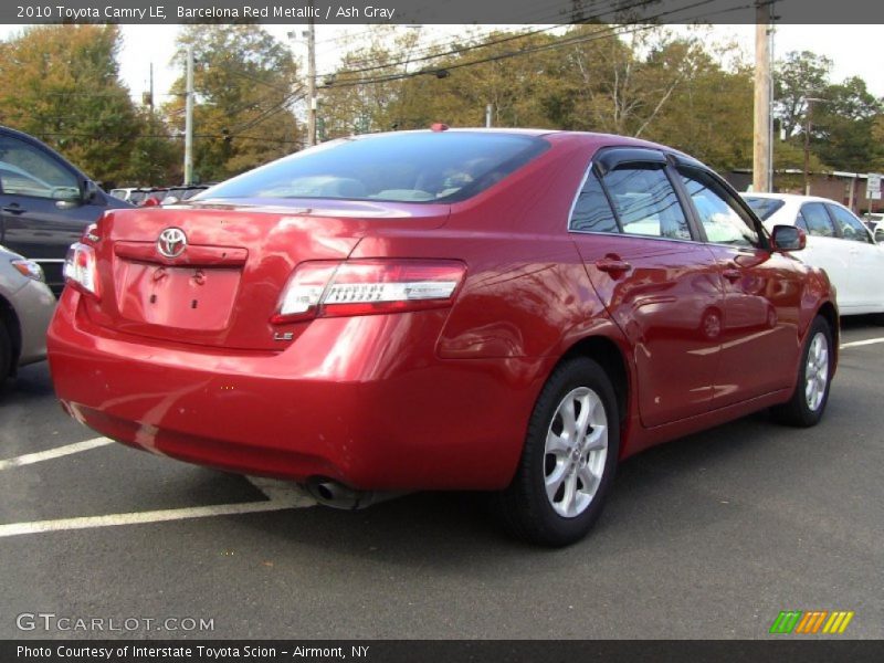 Barcelona Red Metallic / Ash Gray 2010 Toyota Camry LE