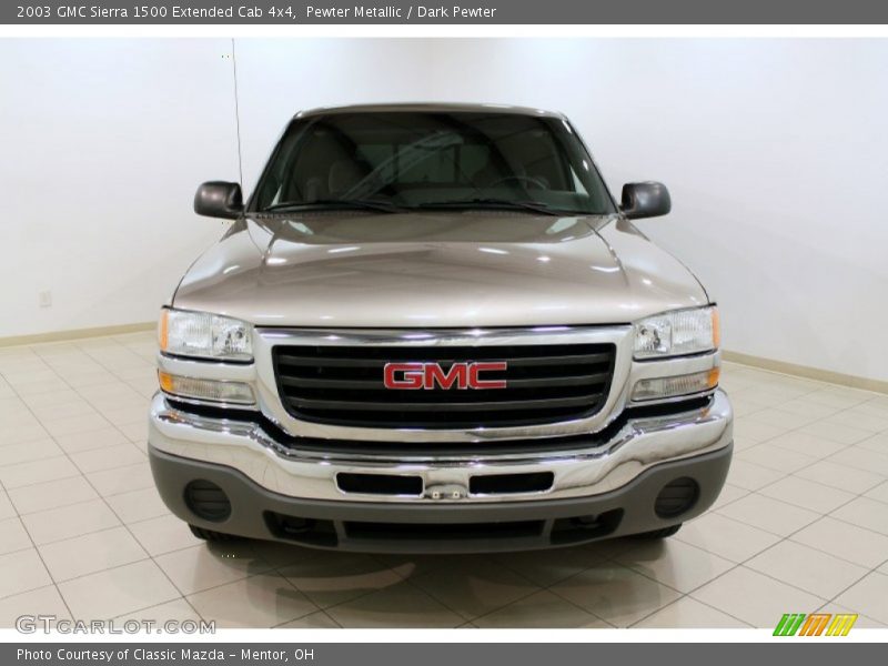 Pewter Metallic / Dark Pewter 2003 GMC Sierra 1500 Extended Cab 4x4