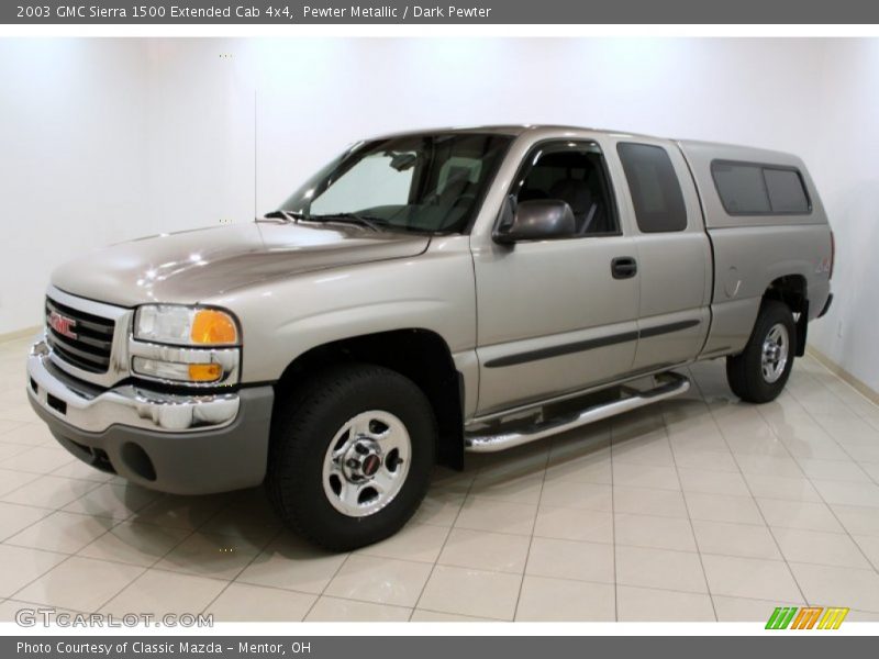 Pewter Metallic / Dark Pewter 2003 GMC Sierra 1500 Extended Cab 4x4